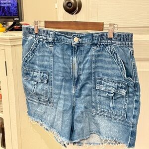 Denim Cargo Women Shorts